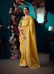 Premium Pure silk contrasting designer saree | silk saree