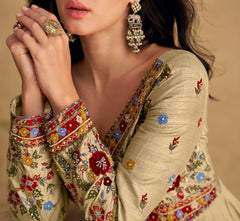 Designer  Embroidery Anarkali Dress With Leheriya Dupatta| bollywood dress | anarkali dress