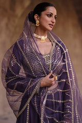 Exclusive designer pure chinon lehenga with detailed embroidery and latest design