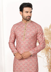 latest Contrast Digital print kurta on cotton with  detailed pintex, thread, sequence work for wedding
