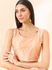 Latest light Orange shaded organza saree with detailed embroidery and floral inspired design saree for all occasion