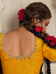 Exquisite Contrasting Purple Floral Organza saree with beautiful print, piping work or tassels on pallu | party wear saree | Festive saree