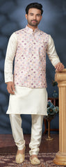 Latest lukhnawi kurta on cotton with detailed digital print and sequance work