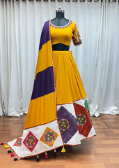 Yellow Full Flaire Designer Lehenga