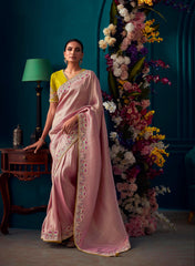 Premium Pure silk contrasting designer saree | silk saree