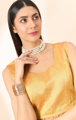 Latest Gold Yellow shaded organza saree with detailed embroidery and floral inspired design saree for all occasion