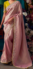 Premium Pure silk contrasting designer saree | silk saree