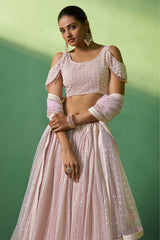 Designer georgette with sequence and embroidery lehenga | bollywood lehenga