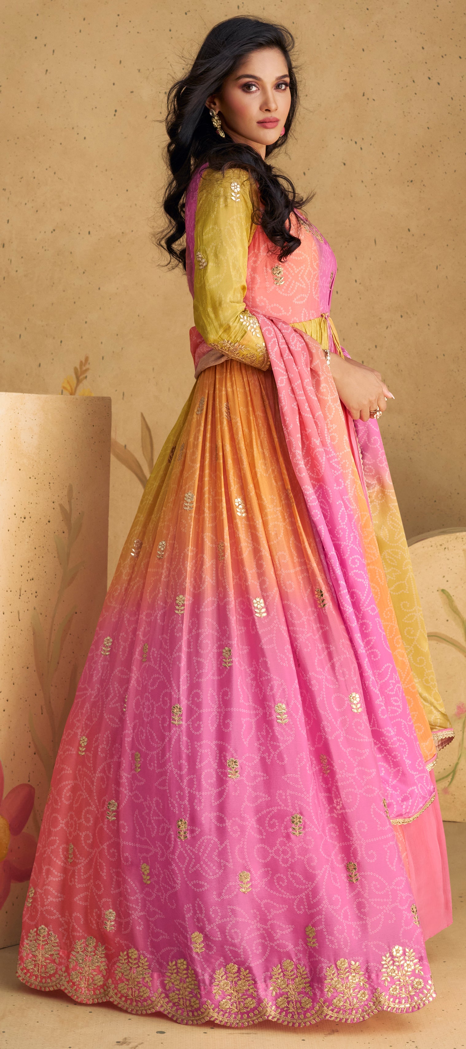 Designer Light Shaded Embroidery Anarkali Dress | bollywood dress | anarkali dress