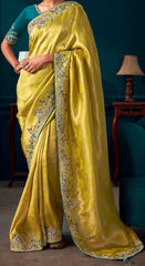 Premium Pure silk contrasting designer saree | silk saree