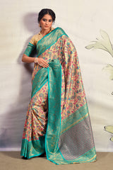 South Indian Pure Dharmavaram Silk Saree Designer Saree