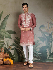Exclusive Designer Embroidery work Mens Kurta