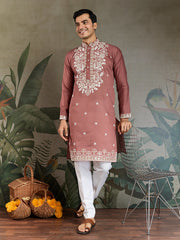 Exclusive Designer Embroidery work Mens Kurta