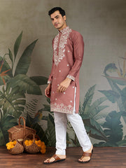 Exclusive Designer Embroidery work Mens Kurta