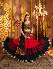 Full Flaire Designer Lehenga with Beautiful Handcrafted Blouse