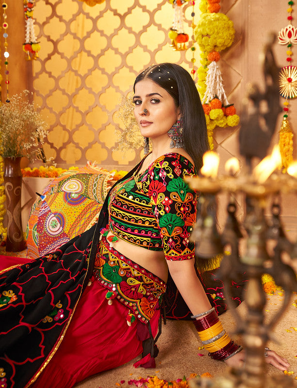 Full Flaire Designer Lehenga with Beautiful Handcrafted Blouse