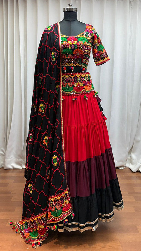 Full Flaire Designer Lehenga with Beautiful Handcrafted Blouse