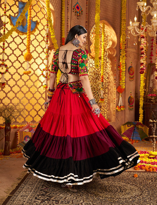 Full Flaire Designer Lehenga with Beautiful Handcrafted Blouse