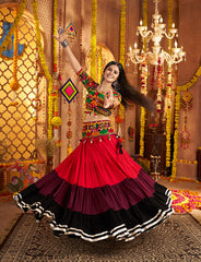 Full Flaire Designer Lehenga with Beautiful Handcrafted Blouse