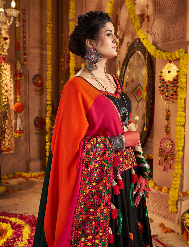Black Mirror work Designer Lehenga