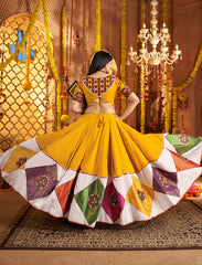 Yellow Full Flaire Designer Lehenga