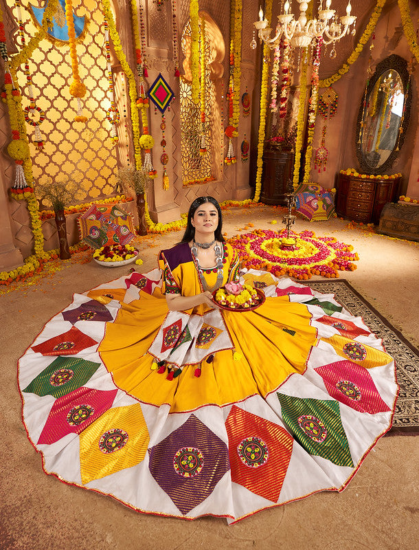 Yellow Full Flaire Designer Lehenga