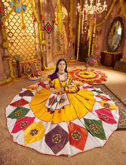 Yellow Full Flaire Designer Lehenga