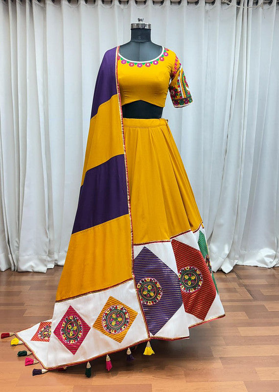 Yellow Full Flaire Designer Lehenga