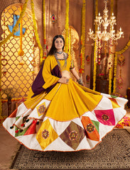 Yellow Full Flaire Designer Lehenga