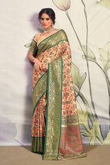 South Indian Pure Dharmavaram Silk Saree Designer Saree